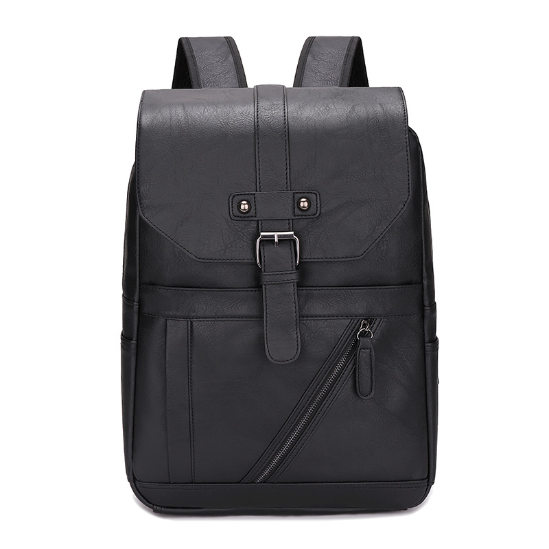 Leather Work Rucksack Mens - AOTIAN 고품질 비즈니스 인쇄 가죽 백팩