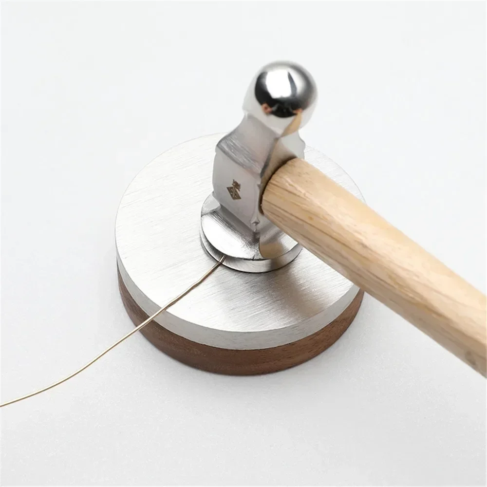 Leatherwork Hammer - 스테인레스 스틸 라운드 헤드 해머 미니