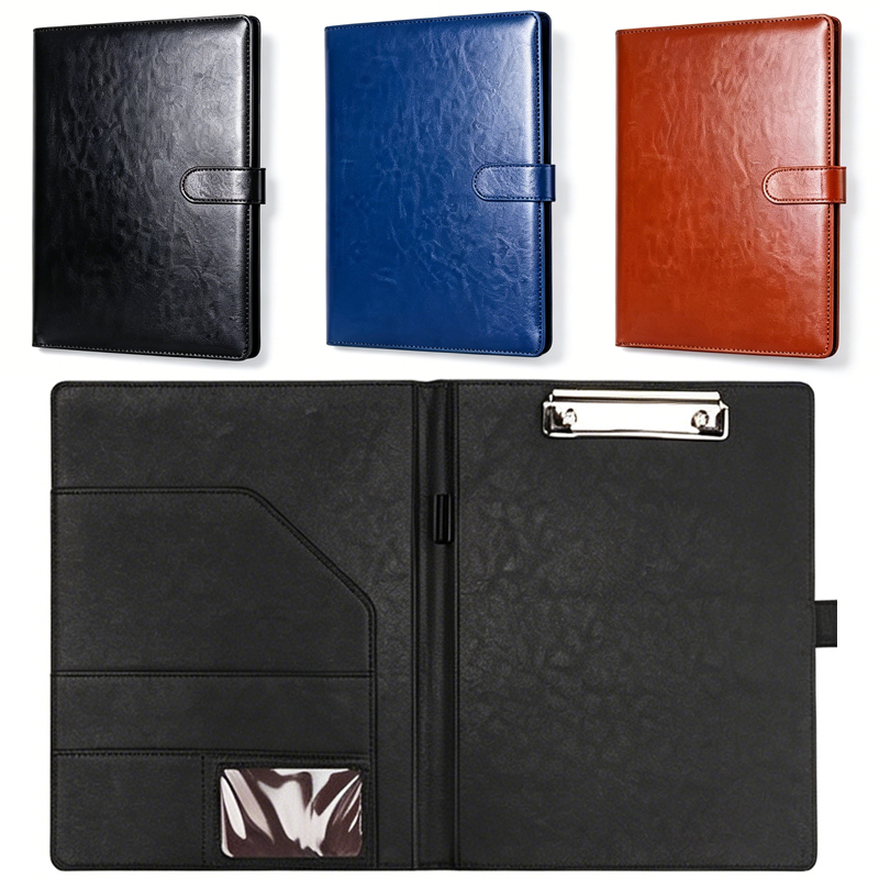 Leather Work Folder - A4 가죽 비즈니스 포트폴리오 폴더, 계약서
