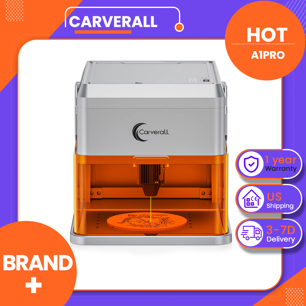 Leatherworking Equipment - Carverall A1PRO 10W 레이저 조각기, HD