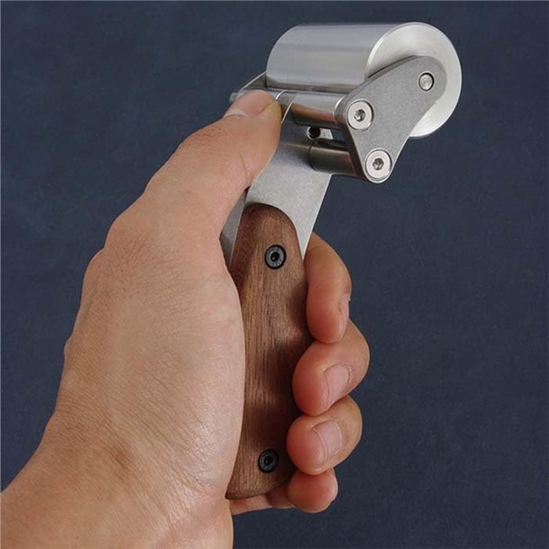 Leatherwork Roller - ABYN-경사형 롤러, 60mm 폭의 가죽 롤러