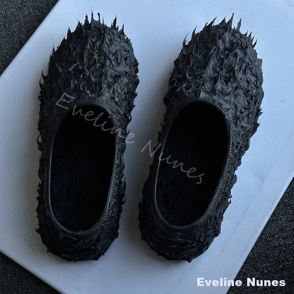 니치 디자인 플랫폼 슈즈, 가시 모티브 남성 슬립온 키 - Unique Leather Work 리뷰 및 가격