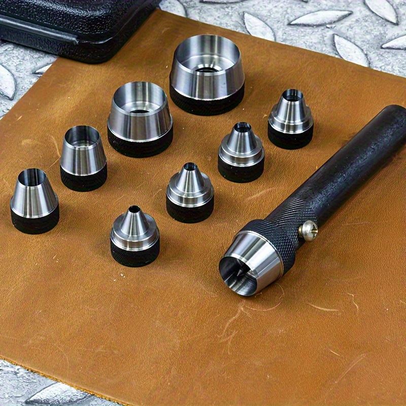 10개입 중공 펀치 세트, 고강도 가죽 구멍 펀치 도구 - Leatherwork Punching Tool 리뷰 및 가격