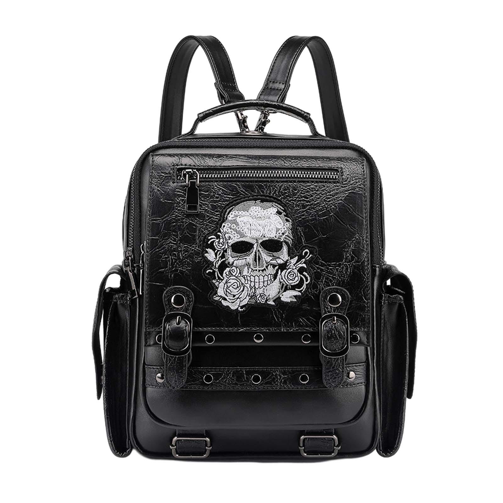 스팀펑크 배낭 코스프레 남성용 경량 해골 백팩 쇼핑 작 - Leather Work Rucksack Mens 리뷰 및 가격