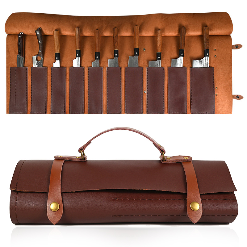 8 9 11 슬롯 휴대용 주방 칼 롤 가방 접이식 캠핑 - Leatherwork Roller 리뷰 및 가격