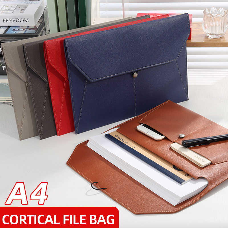 A4 비즈니스 가죽 파일 가방 사무실 사용을위한 두꺼운 - Leather Work Folder 리뷰 및 가격