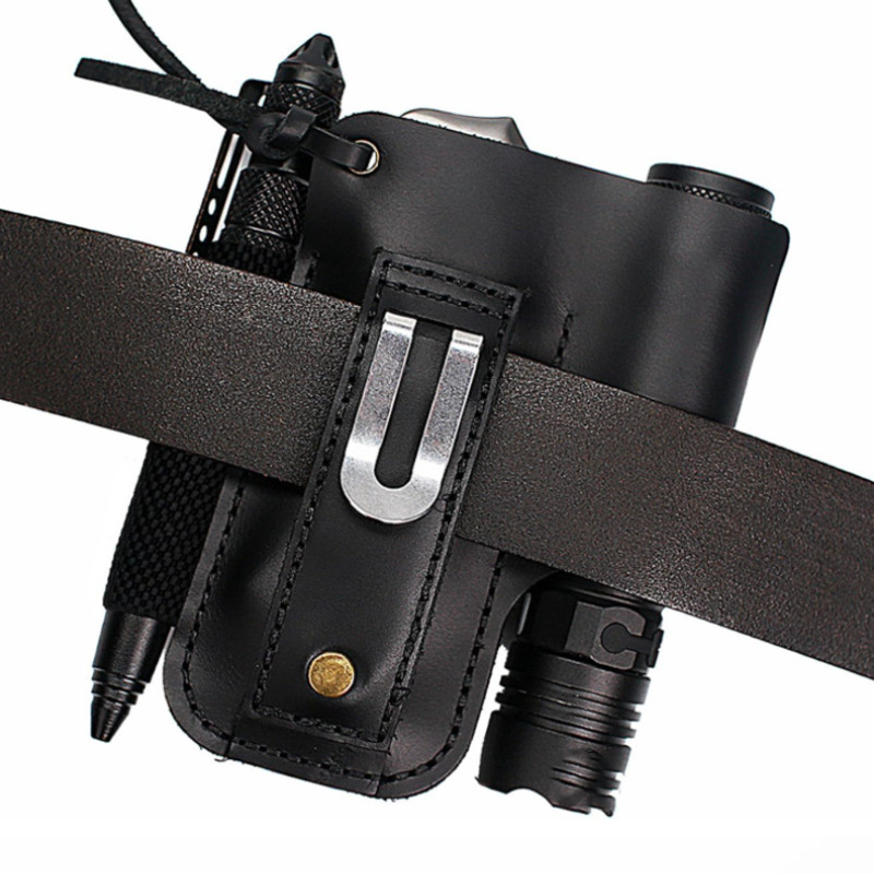 EDC 가죽 손전등 도구 홀스터 다기능 야외 전술 벨트 - Leatherworking Equipment 리뷰 및 가격