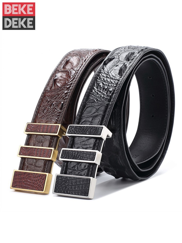 고품질 남성 악어 정품 가죽 벨트 비즈니스 사무 작업  - Leather Works Belt 리뷰 및 가격