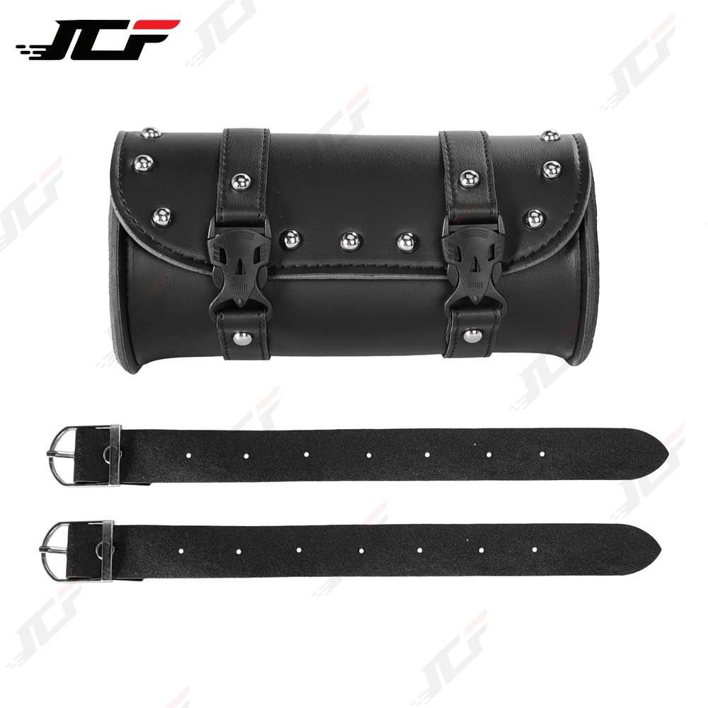 오토바이 가방 블랙 PU 가죽 오토바이 공구 가방 프론 - Leatherwork Roller 리뷰 및 가격