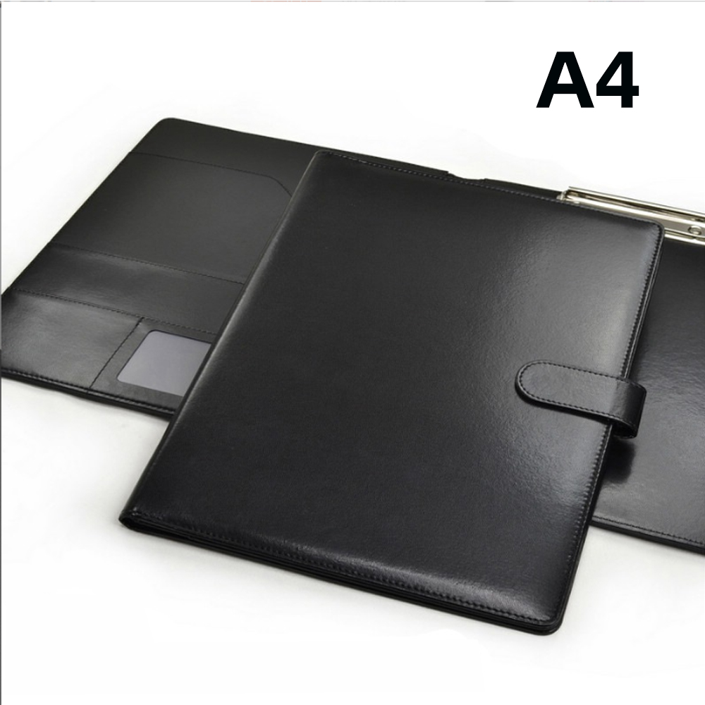 A4 회의 폴더 비즈니스 문구 폴더 가죽 계약 파일 폴 - Leather Work Folder 리뷰 및 가격