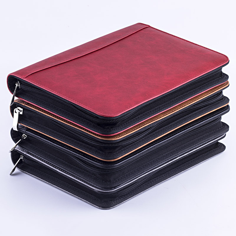 A5 Padfolio 파일 폴더 문서 가방 (계산기 포 - Leather Work Folder 리뷰 및 가격