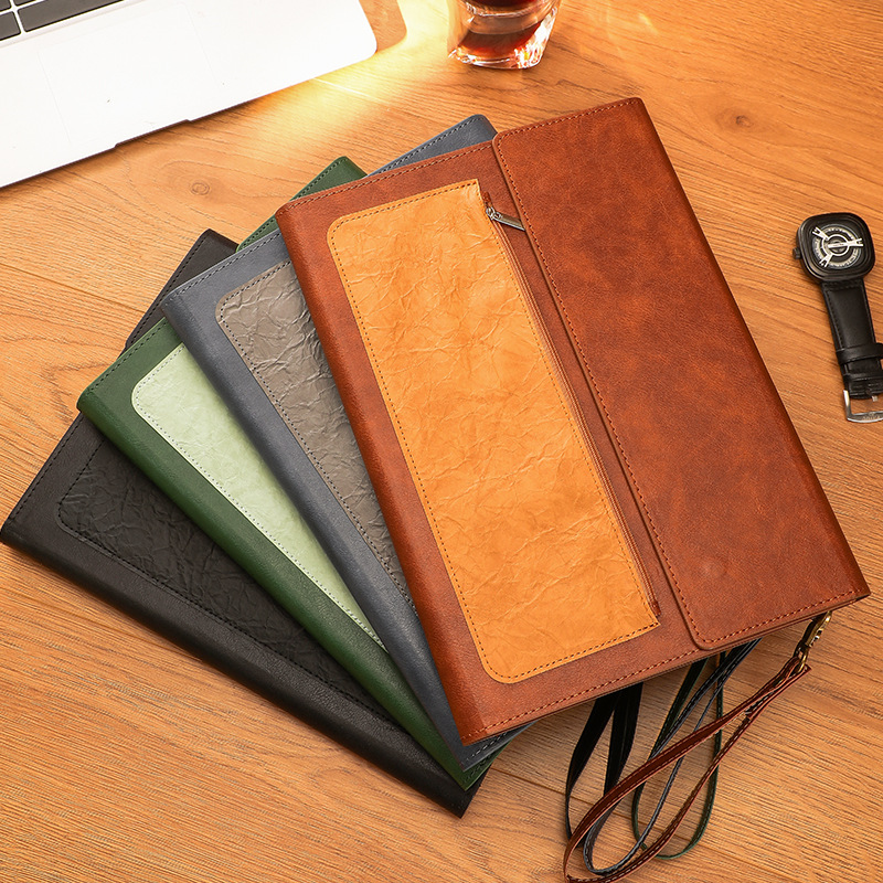 1PCS 가죽 A4 문서 가방 두꺼운 파일 폴더 사무실 - Leather Work Folder 리뷰 및 가격