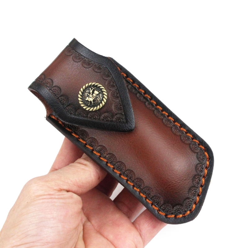 패션 가죽 칼 커버 접는 칼 파우치 가죽 칼집 도구 포 - Leatherwork Roller 리뷰 및 가격