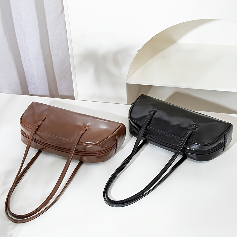 새롭고 세련된 독특한 핸드백, 고정형 긴 스트랩과 지퍼 - Unique Leather Work 리뷰 및 가격